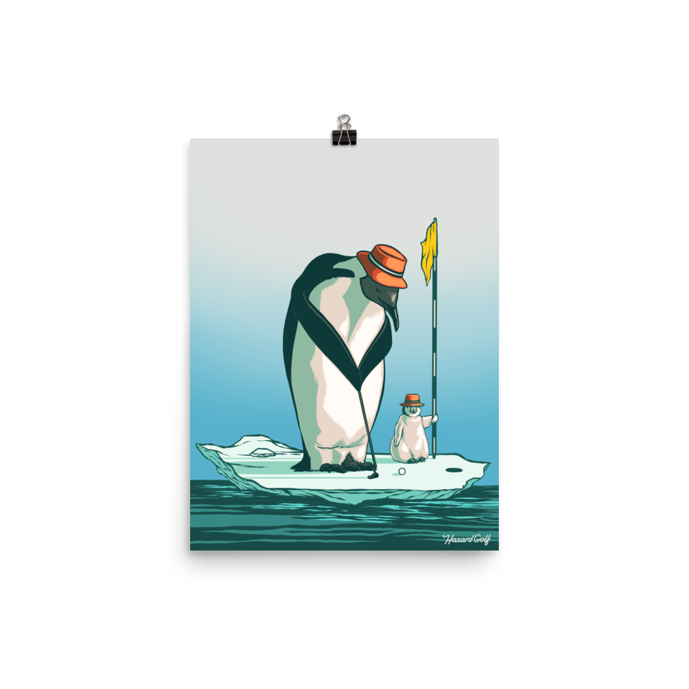 Penguin Putt Poster