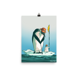 Penguin Putt Poster